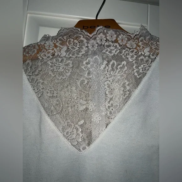 😍8for1 Price🦊pijama Shirt bikini set SzXS &White lace inserted Top. - Picture 14 of 16